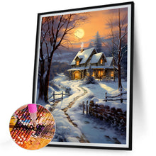 Load image into Gallery viewer, Diamond Painting - Full Round - winter village (30*40CM)
