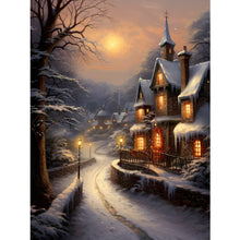Load image into Gallery viewer, Diamond Painting - Full Round - winter village (30*40CM)
