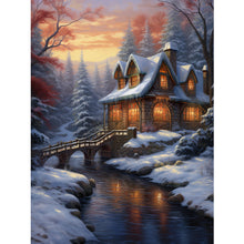 Load image into Gallery viewer, Diamond Painting - Full Round - winter village (30*40CM)
