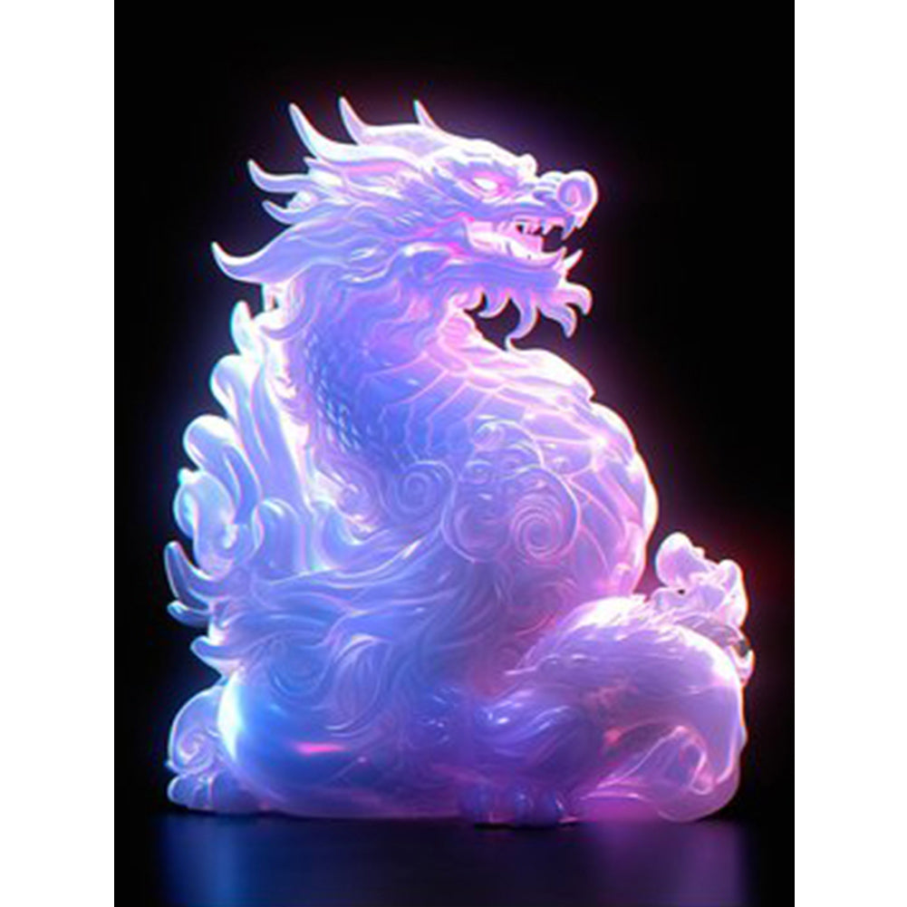 Diamond Painting - Full Round - Luminous Dragon (30*40CM)