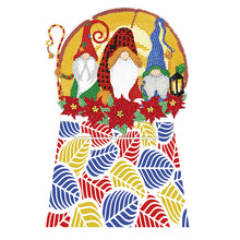 Load image into Gallery viewer, Round Diamond Painting Desktop Decor for Office Desktop Decor (Trunk Gnome Owl)
