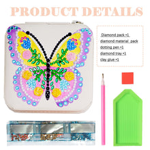 Load image into Gallery viewer, Butterfly PU Leather Special Shaped Diamond Painting Jewelry Organizer for Adult
