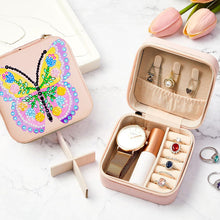 Load image into Gallery viewer, Butterfly PU Leather Special Shaped Diamond Painting Jewelry Organizer for Adult
