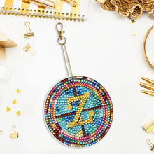 Load image into Gallery viewer, A-Z 26 Letters Double Sided Special Shape Diamond Painting Keychain Pendant (Z)
