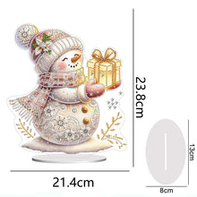 Load image into Gallery viewer, Acrylic Winter Snowman Special Shape+Round Diamonds Painting Desktop Decorations
