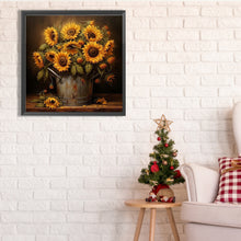 Load image into Gallery viewer, Diamond Painting - Full Square - sunflower (40*40CM)
