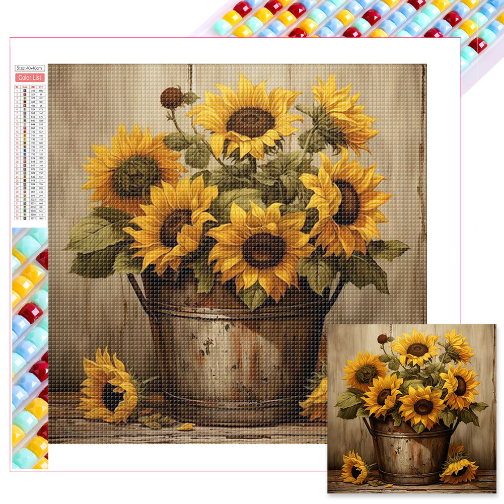 Diamond Painting - Full Square - sunflower (40*40CM)
