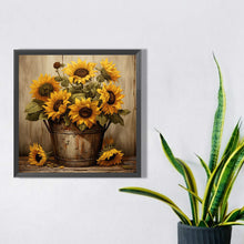 Load image into Gallery viewer, Diamond Painting - Full Square - sunflower (40*40CM)
