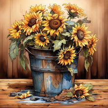 Load image into Gallery viewer, Diamond Painting - Full Square - sunflower (40*40CM)
