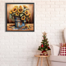 Load image into Gallery viewer, Diamond Painting - Full Square - sunflower (40*40CM)

