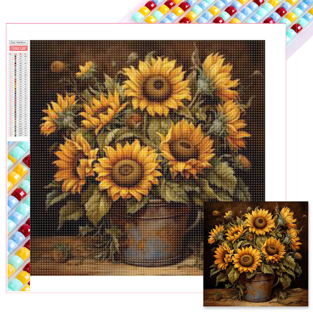 Diamond Painting - Full Square - sunflower (40*40CM)