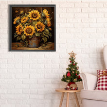 Load image into Gallery viewer, Diamond Painting - Full Square - sunflower (40*40CM)
