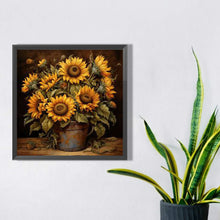 Load image into Gallery viewer, Diamond Painting - Full Square - sunflower (40*40CM)
