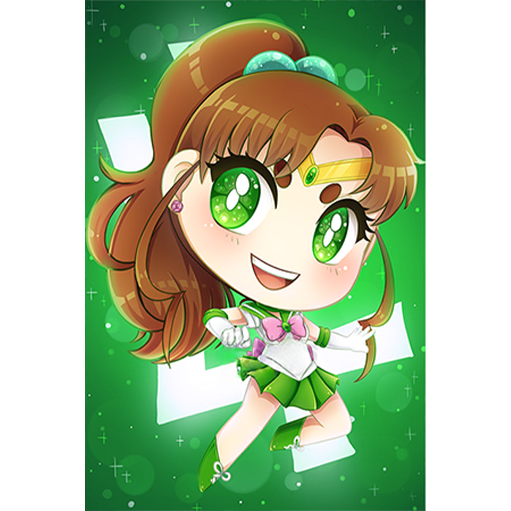 Diamond Painting - Full Round - Sailor Moon Q version (30*45CM)
