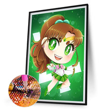 Load image into Gallery viewer, Diamond Painting - Full Round - Sailor Moon Q version (30*45CM)
