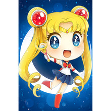 Load image into Gallery viewer, Diamond Painting - Full Round - Sailor Moon Q version (30*45CM)
