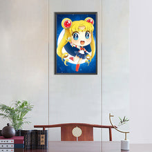 Load image into Gallery viewer, Diamond Painting - Full Round - Sailor Moon Q version (30*45CM)
