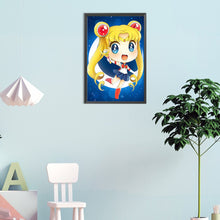 Load image into Gallery viewer, Diamond Painting - Full Round - Sailor Moon Q version (30*45CM)
