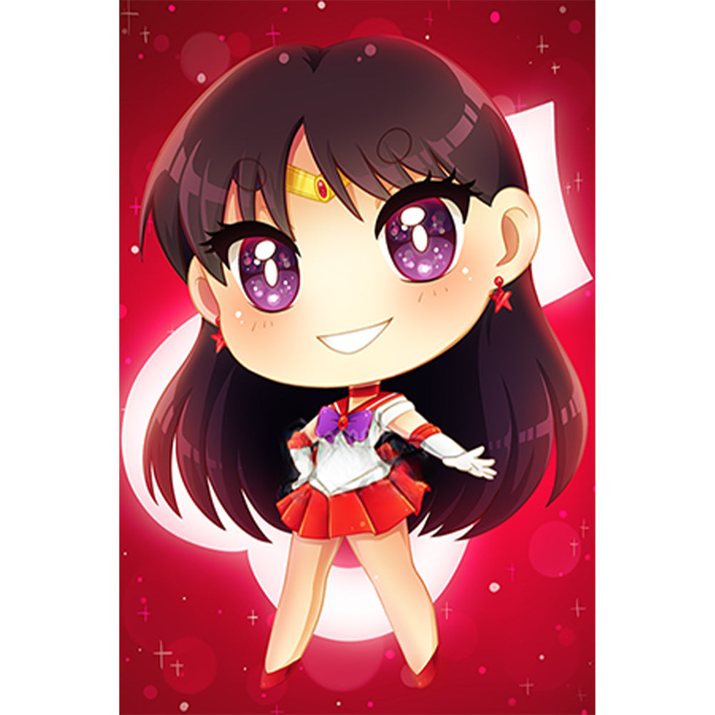 Diamond Painting - Full Round - Sailor Moon Q version (30*45CM)