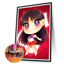 Load image into Gallery viewer, Diamond Painting - Full Round - Sailor Moon Q version (30*45CM)
