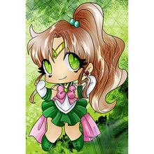 Load image into Gallery viewer, Diamond Painting - Full Round - Sailor Moon Q version (30*45CM)
