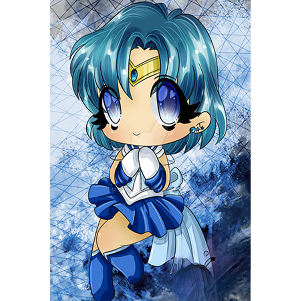 Diamond Painting - Full Round - Sailor Moon Q version (30*45CM)
