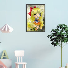 Load image into Gallery viewer, Diamond Painting - Full Round - Sailor Moon Q version (30*45CM)
