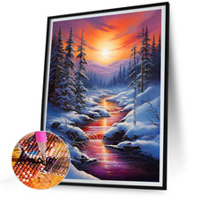 Load image into Gallery viewer, Diamond Painting - Full Round - winter exterior (30*40CM)
