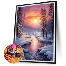 Load image into Gallery viewer, Diamond Painting - Full Round - winter exterior (30*40CM)
