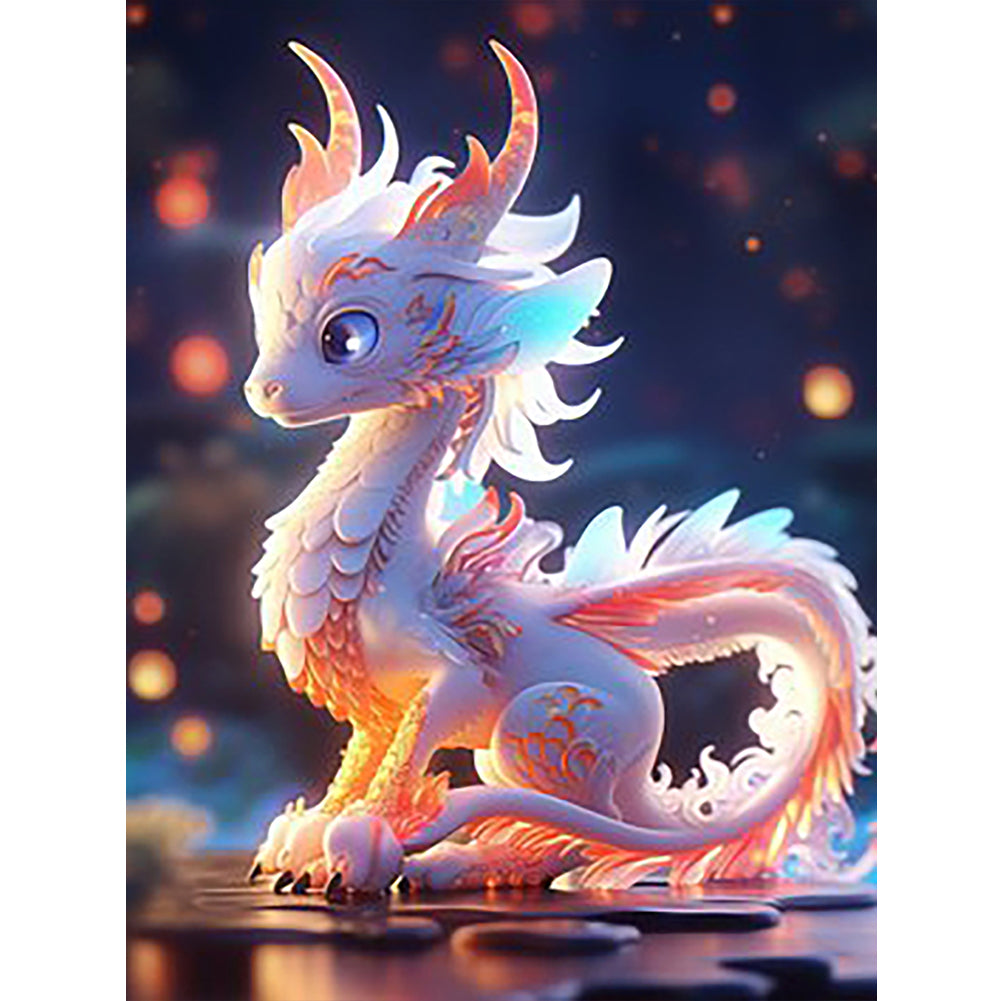 Diamond Painting - Full Round - Luminous Dragon (30*40CM)