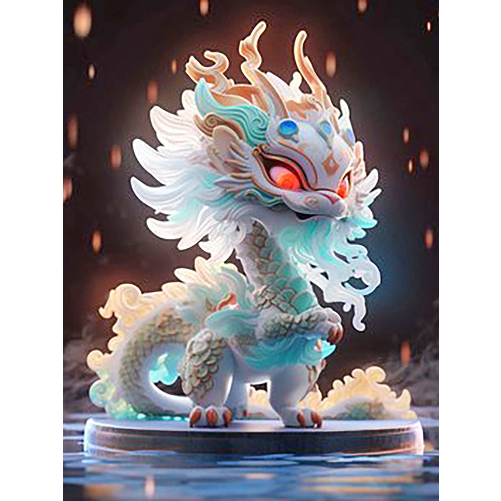 Diamond Painting - Full Round - Luminous Dragon (30*40CM)