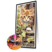 Load image into Gallery viewer, Diamond Painting - Full Round - Pastoral animal kitten (40*80CM)

