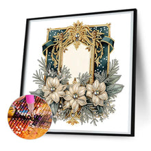 Load image into Gallery viewer, Diamond Painting - Partial Special Shaped - flower frame (30*30cm)
