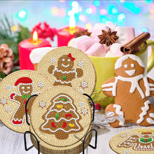 Load image into Gallery viewer, 8PCS Wooden Diamond Painting Art Coaster Kit Dragon Diamond Painting DIY Coaster

