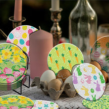 Load image into Gallery viewer, 8PCS Wooden Diamond Painting Art Coaster Kit Dragon Diamond Painting DIY Coaster
