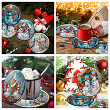 Load image into Gallery viewer, 8PCS Wooden Diamond Painting Art Coaster Kit Dragon Diamond Painting DIY Coaster
