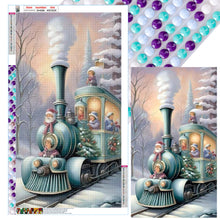 Load image into Gallery viewer, Diamond Painting - Full Round - snow train (40*70CM)

