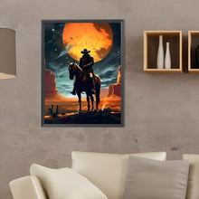 Load image into Gallery viewer, Diamond Painting - Full Round - handsome cowboy (30*40CM)
