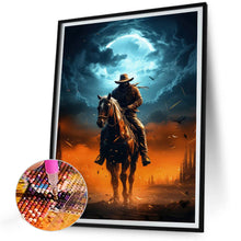 Load image into Gallery viewer, Diamond Painting - Full Round - handsome cowboy (30*40CM)

