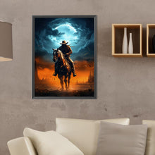 Load image into Gallery viewer, Diamond Painting - Full Round - handsome cowboy (30*40CM)
