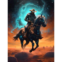 Load image into Gallery viewer, Diamond Painting - Full Round - handsome cowboy (30*40CM)
