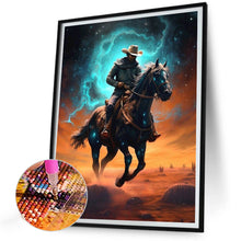 Load image into Gallery viewer, Diamond Painting - Full Round - handsome cowboy (30*40CM)
