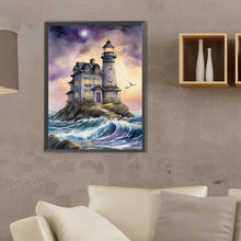 Load image into Gallery viewer, Diamond Painting - Full Square - seaside lighthouse (30*40CM)
