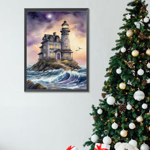 Load image into Gallery viewer, Diamond Painting - Full Square - seaside lighthouse (30*40CM)
