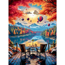 Load image into Gallery viewer, Diamond Painting - Full Square - mountains, rivers and woods (45*60CM)

