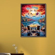 Load image into Gallery viewer, Diamond Painting - Full Square - mountains, rivers and woods (45*60CM)
