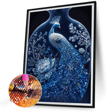 Load image into Gallery viewer, AB Diamond Painting - Full Round - bottle peacock (40*55CM)
