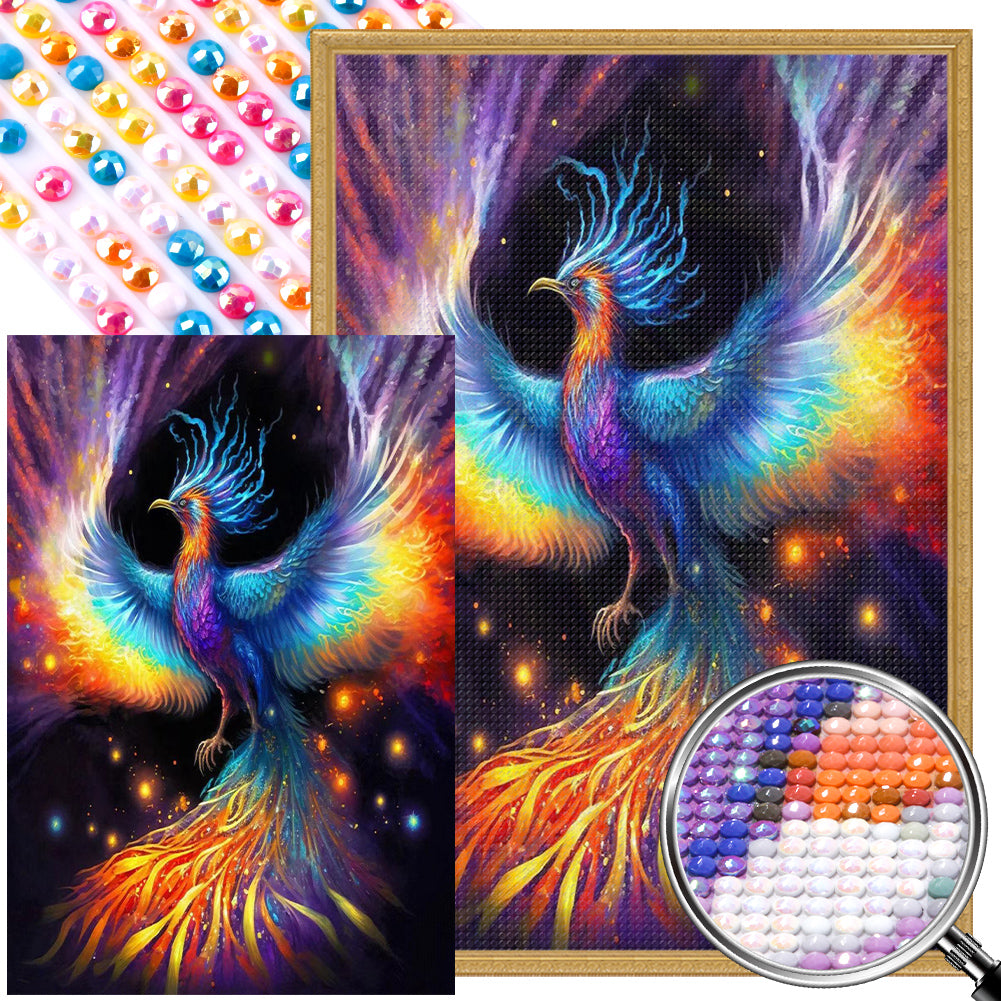 AB Diamond Painting - Full Round - Phoenix (50*70CM)