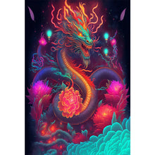 Load image into Gallery viewer, AB Diamond Painting - Full Round - flying dragon (50*70CM)
