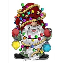 Load image into Gallery viewer, AB Diamond Painting - Full Round - Gnomes and Christmas light balls (40*55CM)
